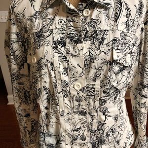 Black and white Chico’s jacket